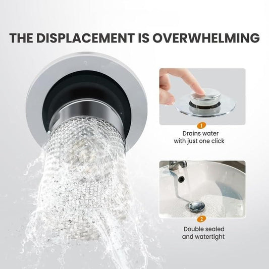EnexBuy DrainGuard™ Stainless Steel Sink Hair Filter