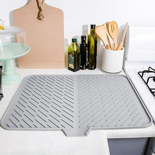 Enexbuy Silicone Dish Drying Mat for Kitchen