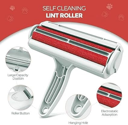 EnexBuy LuxeClean™ Pet Hair & Lint Roller with Case