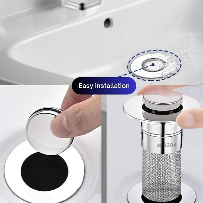 EnexBuy DrainGuard™ Stainless Steel Sink Hair Filter
