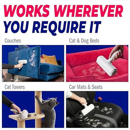 EnexBuy LuxeClean™ Pet Hair & Lint Roller with Case