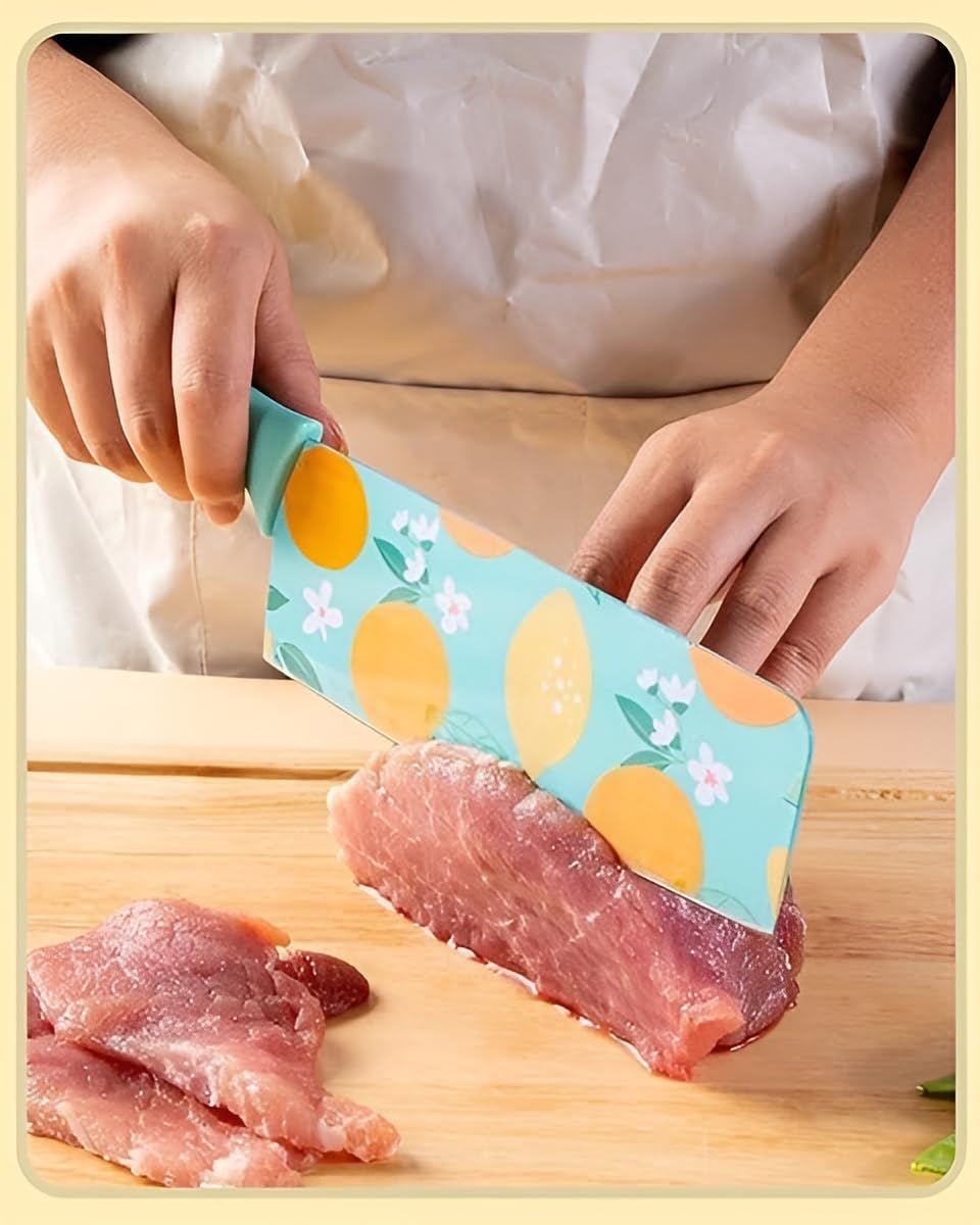 EnexBuy BloomEdge™ Floral Stainless Steel Knife Set (3-Pc)