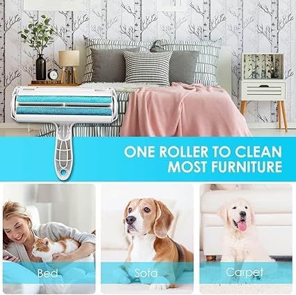 EnexBuy LuxeClean™ Pet Hair & Lint Roller with Case