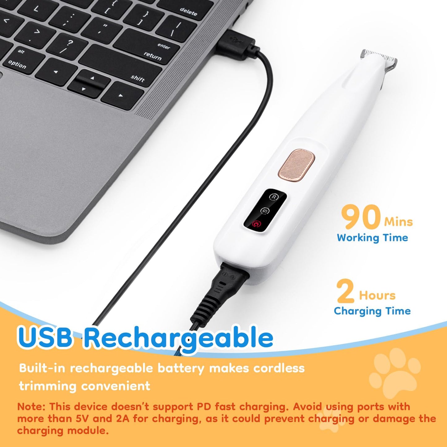 EnexBuy PawSilk™ Precision Pet Hair Trimmer